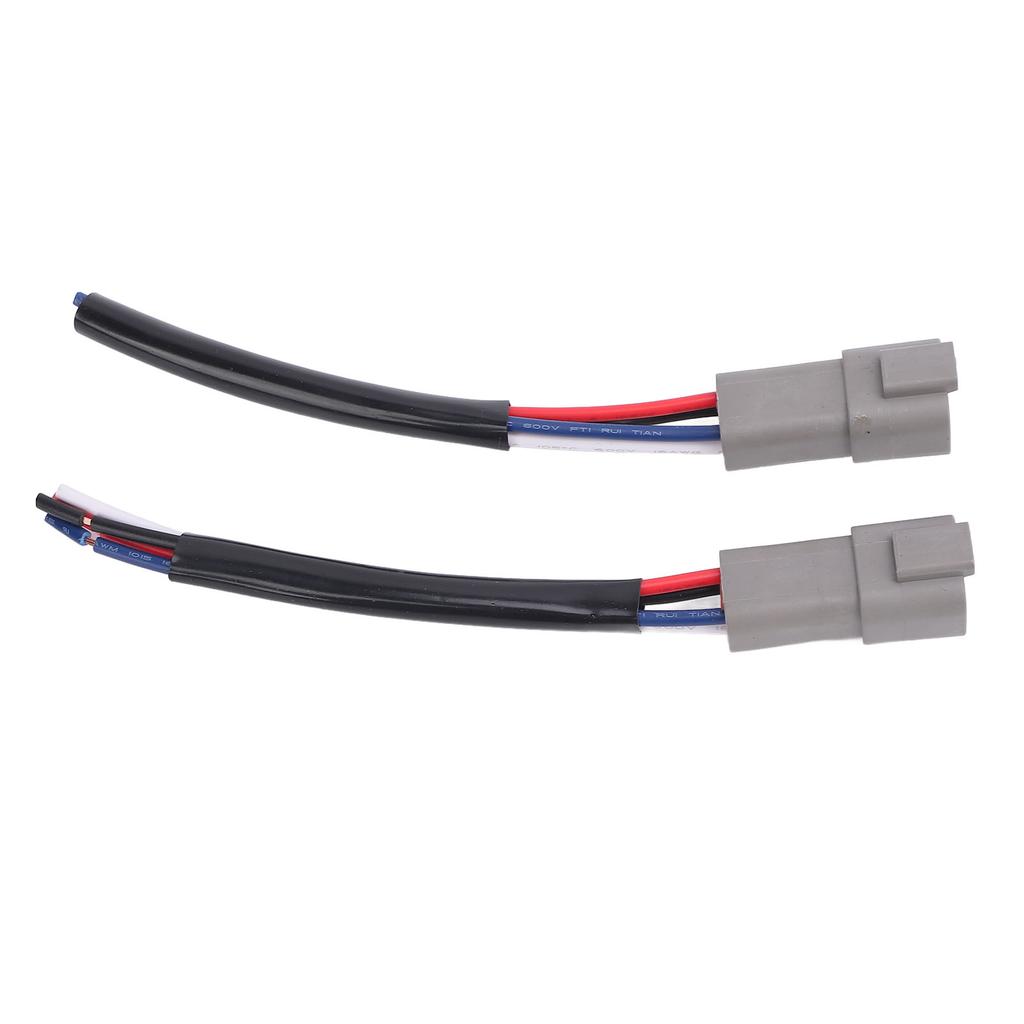 Pair of DT 4 Pin Connector Waterproofing DT Automotive Electrical Connector Wiring Harness for Cars Trucks Boats LED