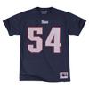 Tedy Bruschi #54 New England Patriots Mitchell & Ness NFL T-Shirt Navy