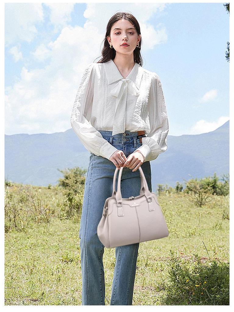 2025 New Women's Single Shoulder & Crossbody Soft Leather Handbag - Large Capacity