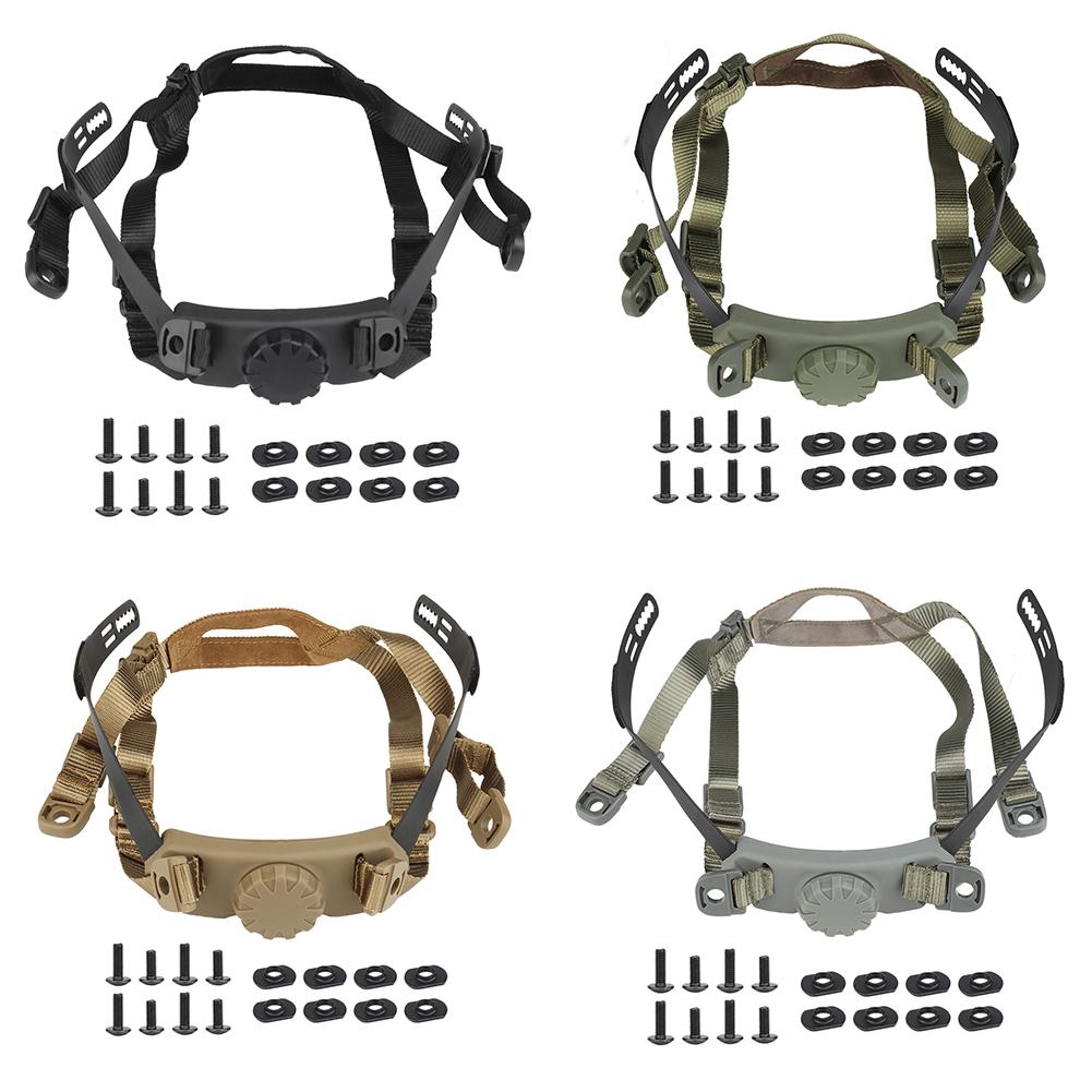 Military Tactical Helmet Inner Suspension System Hunting CS Helmets Airsoft Head Lock Strap For HL-31 HL-32 Helmet Accessories