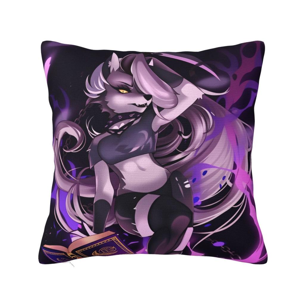 Federa per Cuscino Anime Sexy Loona Personalizzata Fai da Te Federa per Cuscino Helluva Boss Federa per Cuscino Decorativa per Ufficio Auto Casa
