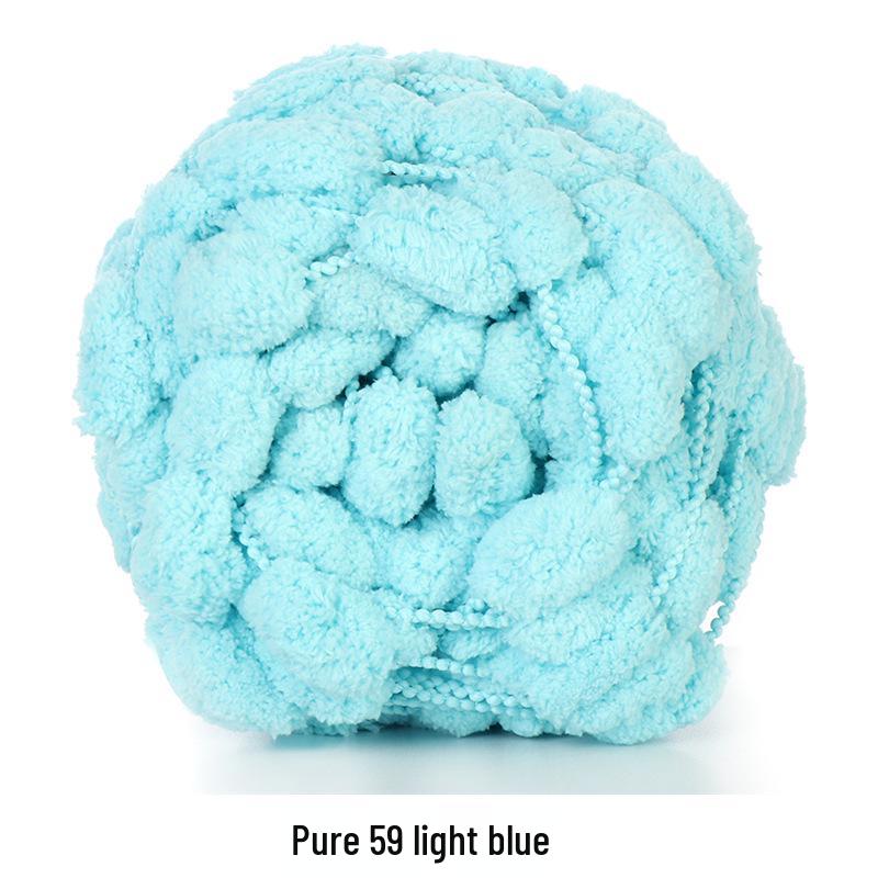 Bean Bean Hand-Knitted Thick Yarn Ball for DIY Projects: Large Ball for Carpets, Cushions, and Woven Blankets