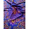 Used Byblos Large Scarf, Paisley Pattern, Floral Pattern, Multicolor, Purple Tones