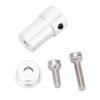 Shaft Coupling 5mm Aluminum Alloy Stable Connection Shaft Coupler Connector for Robot Wheel DC Motor
