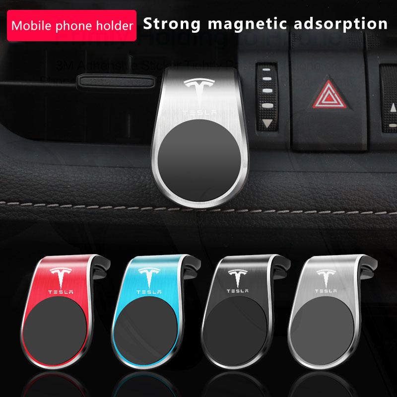 CSNK3 JXWV8 car Magnetic Phone Holder in Car Phone Stand Clip Bracket Mount Car Suppot Phone Holder for Tesla Model 3 Model Y Model S X