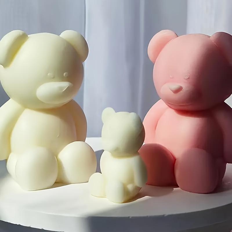 DIY Silicone Mold for Candles & Resin Decor Adorable Bear Shapes Perfect for Handmade Crafts & Jewelry Making