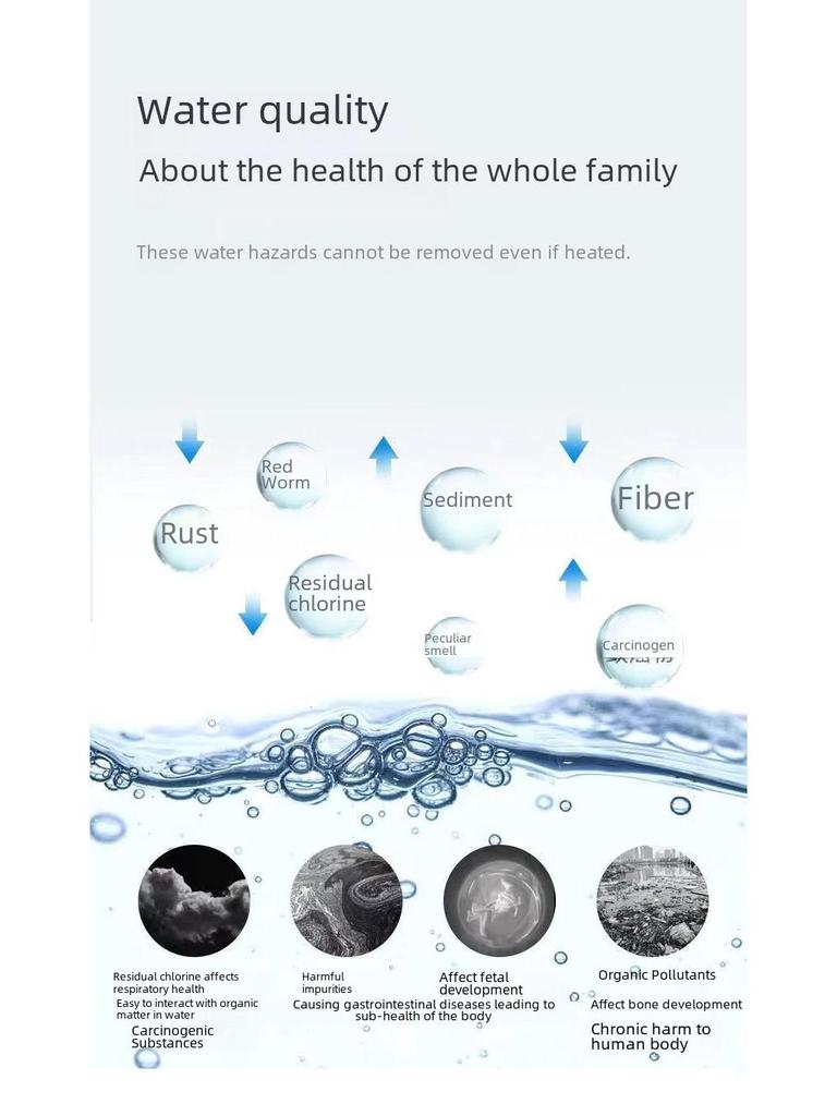 304 Stal nierdzewna Ceramiczny ultrafiltracyjny oczyszczacz wody do kranu kuchennego