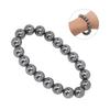 Terahertz Bracelet   Round Beads Unisex Terahertz Healing Stretch Bracelet