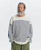 FRIZMWORKS Patch Stripe Boat Neck 004 _ Ivory
