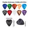 10 PEZZI Plettri per Chitarra Plectrum Mediator Celluloide Elettrica Liscia Plettri per Chitarra Basso Acustica Elettrica Accessori per Chitarra