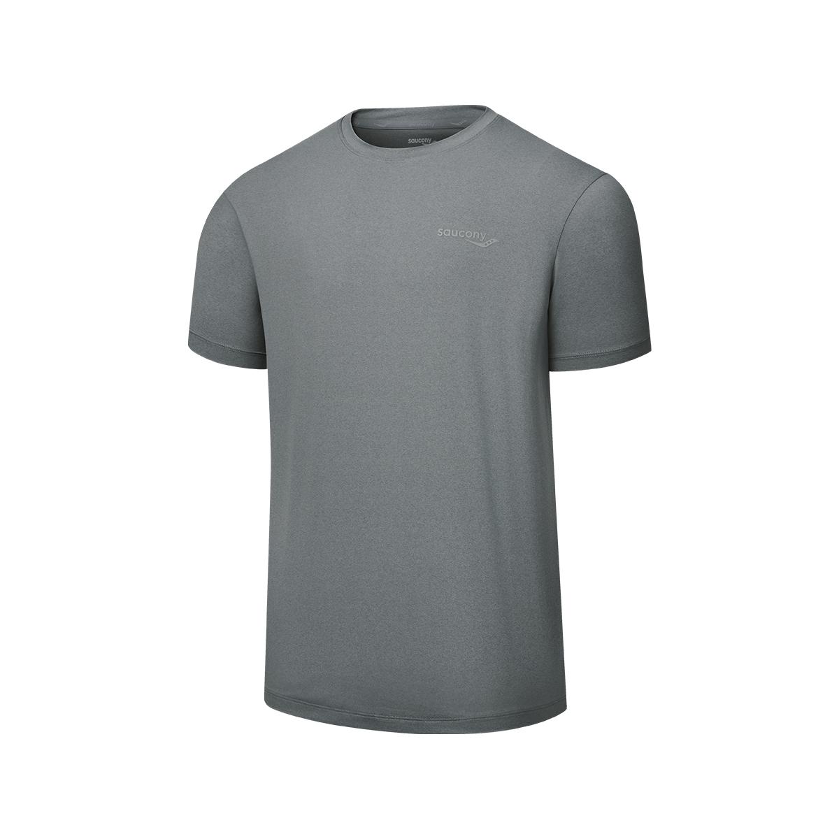 

Saucony Urban Lifestyle Series Fashion Minimalist Round Neck Short Sleeve T-Shirt Men Tops Light-Gray SA2259ST05C-MG031