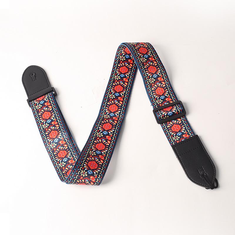 Classic Acoustic & Electric Guitar Strap: Trendy Design for Boys & Girls