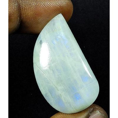 19X35X08 MM Pierre de Lune Naturelle Cabochon Fantaisie Pierre Gemme Libre 50 Cts. SK-4644
