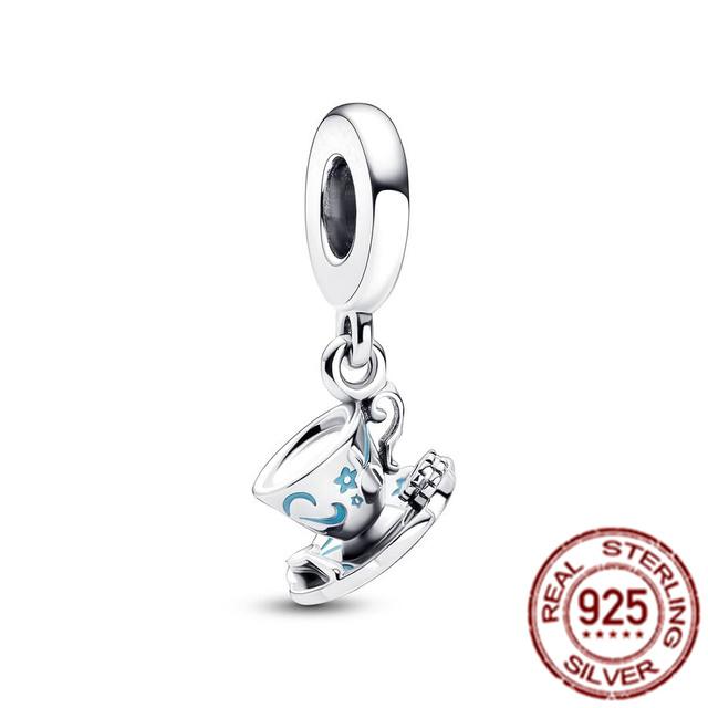 Fit Original Fasion Bracelet Bangle 925 Sterling Silver Balloon Beach &Parrot Dangle Charm Bead Diy Jewelry For Women Gift