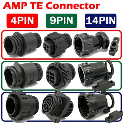 4 /9/14Pin AMP/TE Type182919-1 206153-1 182647-1 SMT Auto Sensor Plug Connector for SMEMA Car,4P Plug with Pin
