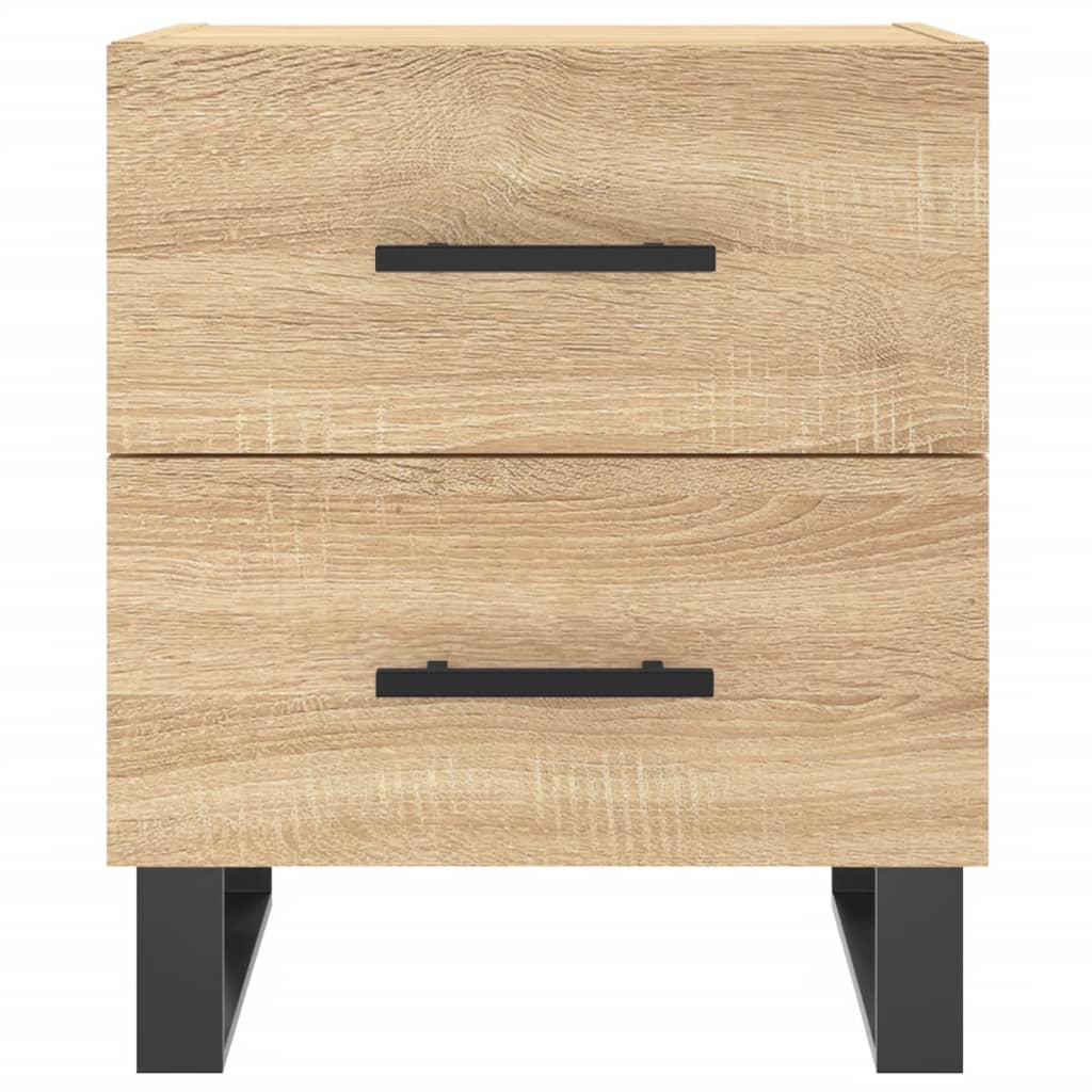 Nightstands (2 pcs) Sonoma Oak Finish 40 x 35 x 47.5 cm Particleboard