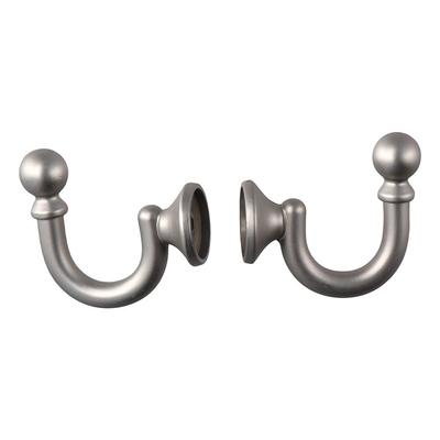 4 Stück Aluminiumlegierung Vorhang Raffhaken 47mm Nickel Fenster Drapierung Halter Wandmontiert Antik Bronze Kleidung Mantel Handtuch