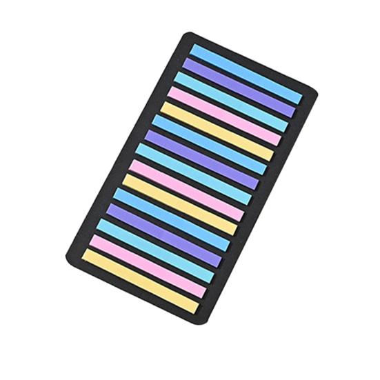 Page Marker Colorful Index Labels 300Pcs Neon Sticky Flags Translucent Repositionable Waterproof PET Tabs