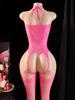 Crotchless See Through Women Sex Underwear Porn Hollow Mesh Sexy Bodysuit Ladies Exotic Costumes Erotic Fishnet Bodystocking