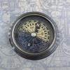 Titanic Ship Antique Pocket Compass – Vintage Black Brass Nautical Navigation Tool, 7 cm