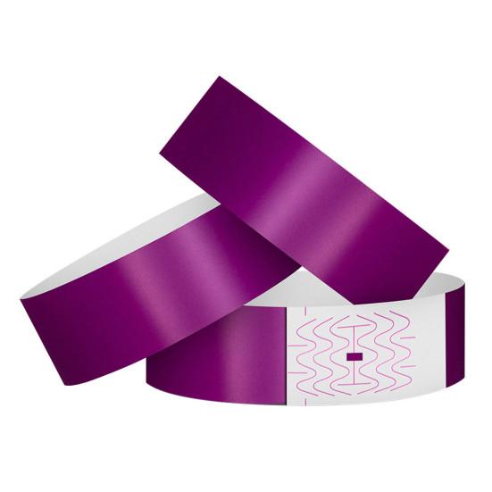100Pcs Synthetic Paper Wristbands Disposable Waterproof Wrist Strap Event Bands Replacement Wristband Set Identification Bracelets for Amusement Park