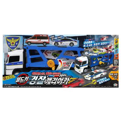 [Mimi World Official] World Car Police Carrier Car, Popular Korean Character Toys