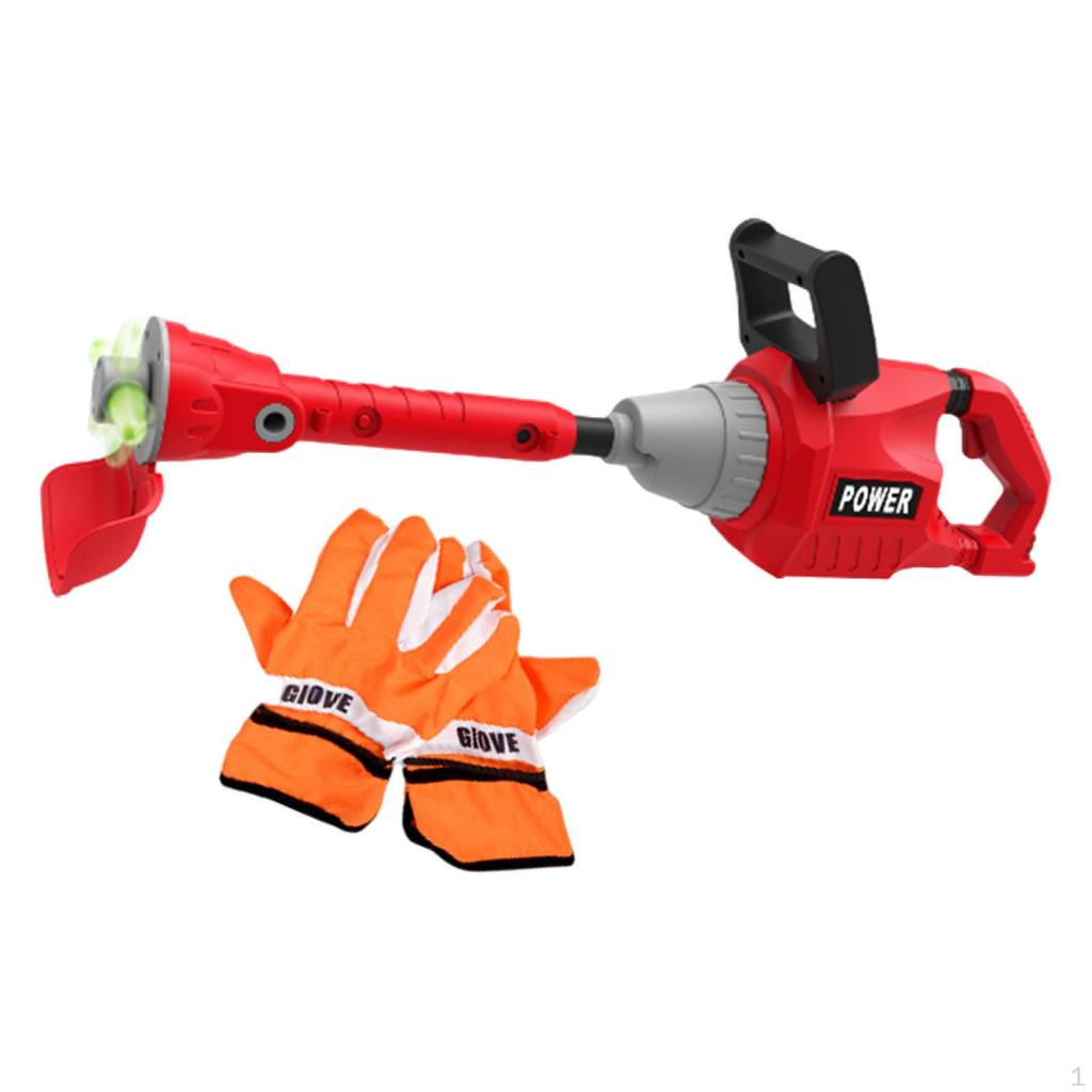 Kids Grass Trimmer Toy Yard Tool Educational Crafting Hand Eye Coordination