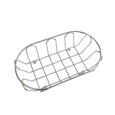 Multifunctional Decorative Metal Wire Basket For Kitchen Countertop Desk Organizer And Fruit Vegetable Drainer