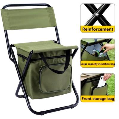 Lightweight Fishing Chair Ultra Light Outdoor Portable Wild Fishing Chair Seated Guard Outer Folding Backpack Chair With Storage Bag