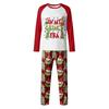 Family Matching Print Sets Pajamas Loungewear Outfits Family Matching Long Sleeve Tops+Pants Set