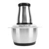 Food Chopper Electric Meat Grinder with 2L Stainless Steel Bowl 200W Copper Motor for Kitchen Meat