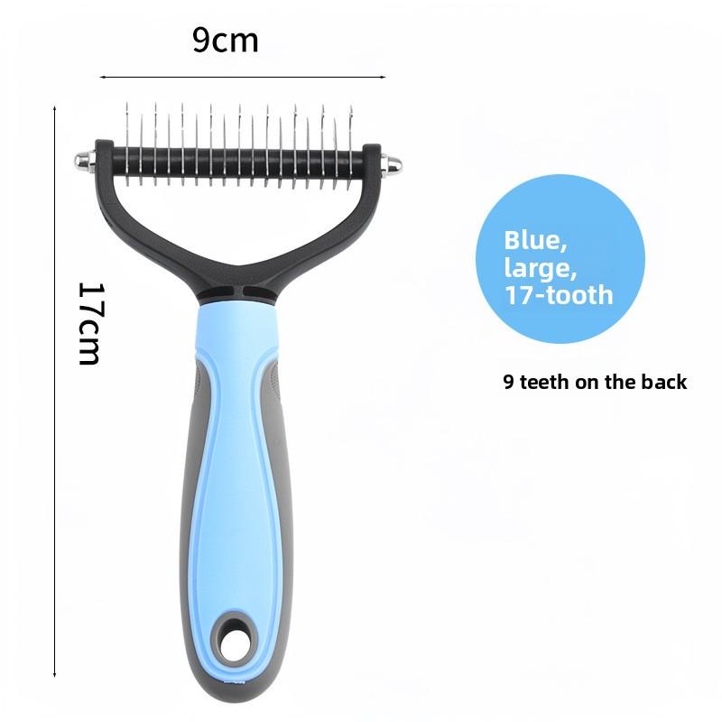 Pet Hair Remover for Cats and Dogs - Thinning Hair Tool To Remove Dander - Hair Shaving Tool for Dogs - Pet Hair Brushing Supplies for Cats
