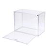Figures Display Case Transparent Acrylic Airtight Stackable Figures Showcase for Dolls Collectibles Books