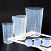 50ML-1000ML Graduated Measuring Cup Triangle Transparent Liquid Container Epoxy Resin Silicone Silicone Molds