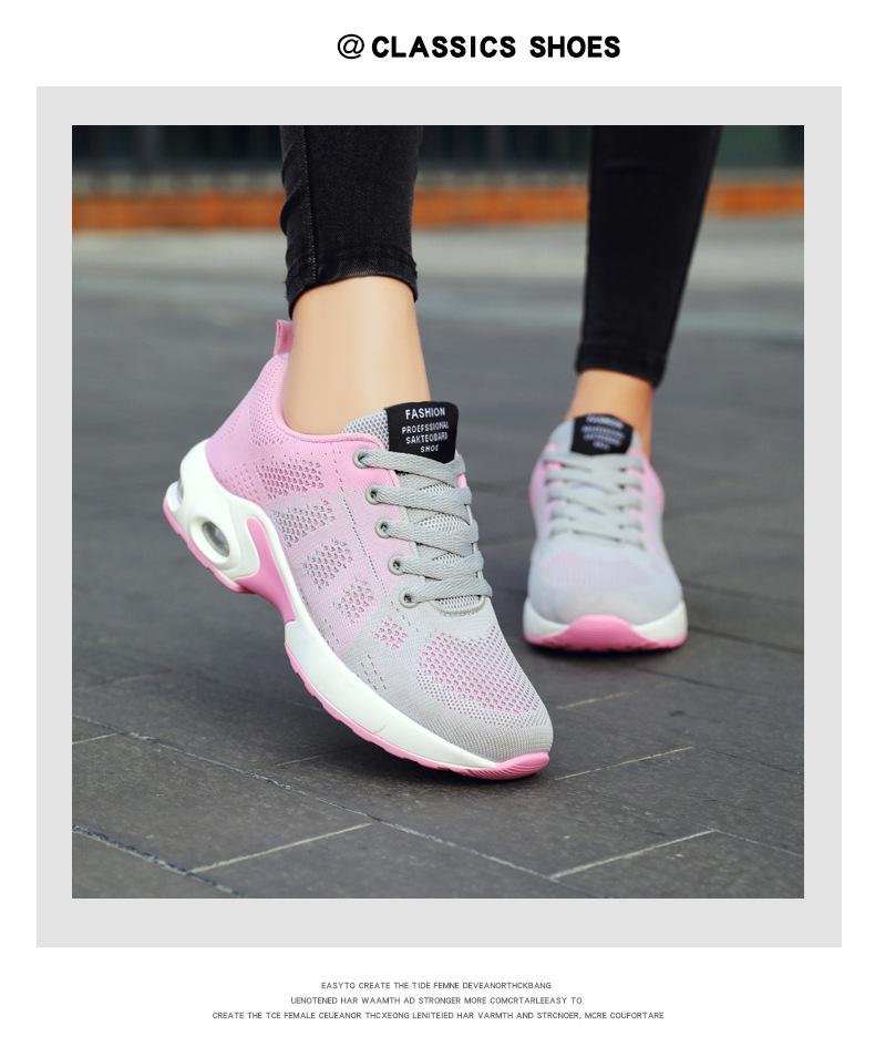 Women's Plus Size 2025 Air Cushion Running Shoes - Comfortable & Versatile Sports Footwear