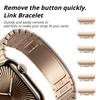 Titanium Color Strap For Apple Watch Series 11 46mm Luxury Metal Band Link Bracelet iWatch Ultra 3 49mm 45mm 44mm 42mm Business Strap 10 9 8 7 6 SE3 5