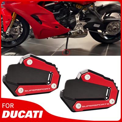 Für Ducati Supersport 950 950S SupersportS Motorrad Aluminium Seitenständer Vergrößern Ständer Vergrößern Platte Pad