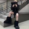 Imitation Raccoon Fur Boots Long Tube Winter Ladies Winter Imitation Fur Fox Fur Snow Boots
