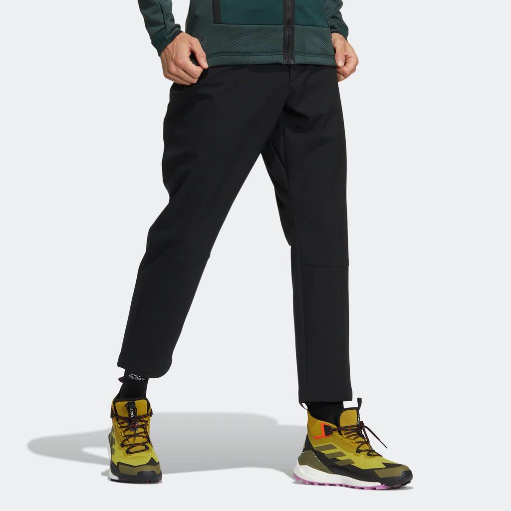 adidas Terrex Knitted Sweatpants Men's Black Moderate Straight Fit Pants HM9717