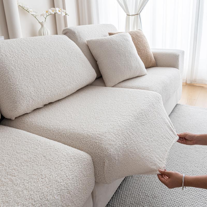 Funda elástica para sofá impermeable de 1/2/3/4 plazas con correa ajustable, antideslizante, para sofá seccional, reclinable, sala de estar