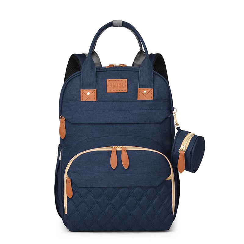 Backpack, Multi-functional Mommy Bag, High-end Mother and Baby Bed Bag, Travel Large-capacity Insulated Backpack