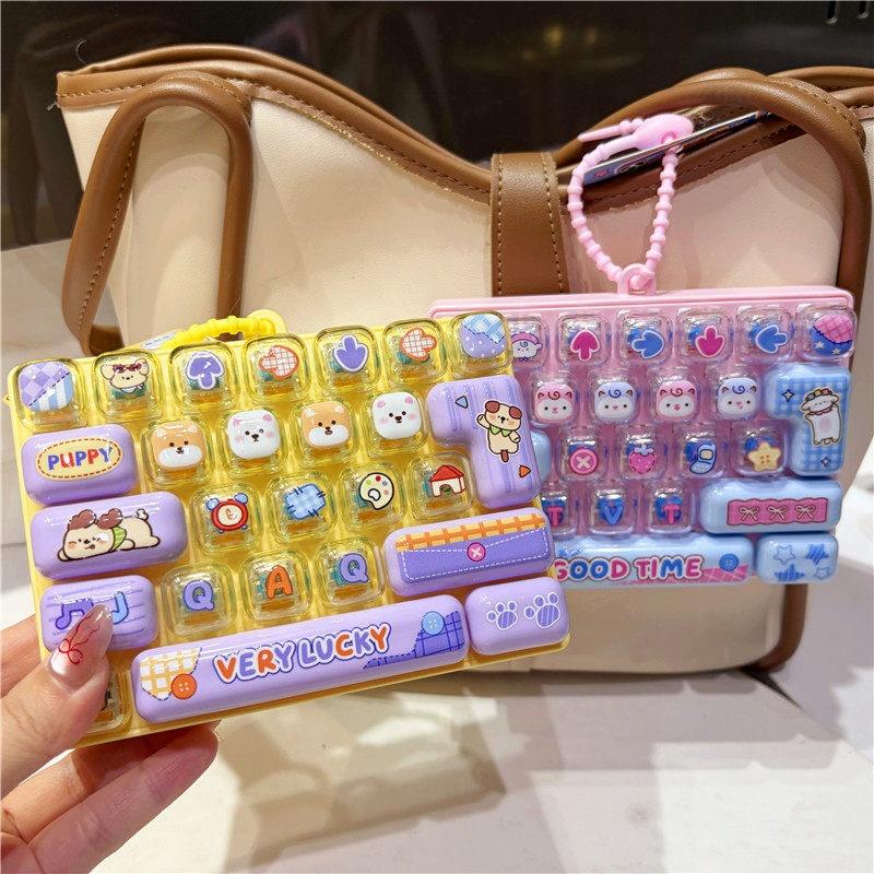 Cute Decompression Toy 26 Key Decompression Button Toy Model Children'S Bag Hanging Ornaments Small Pendant Decorations