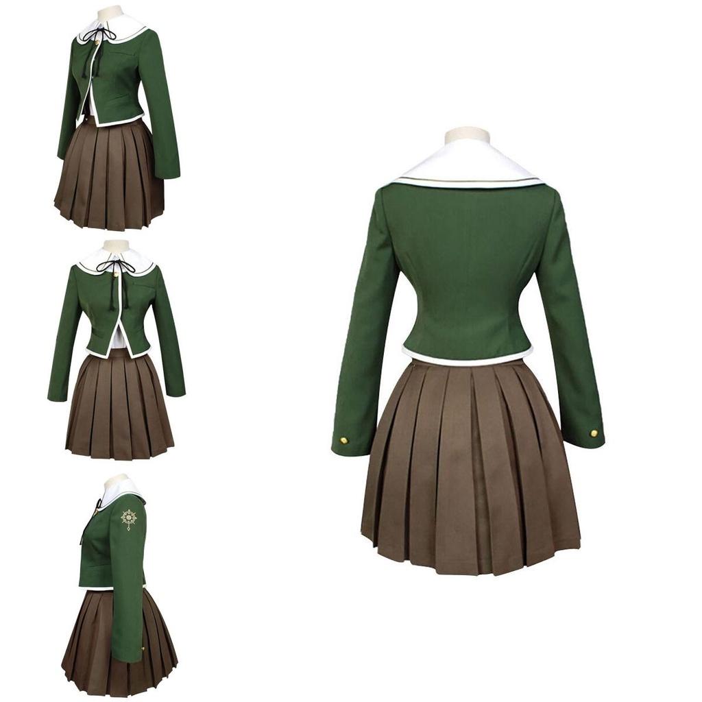 Danganronpa Chihiro Fujisaki Uniform Suit Cosplay Costume Full Set For Anime Fans