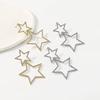 Star Earrings for Women Dangling Siver Rhinestone Big Star Earrings Dangle Gold Sparkle Star Drop Earrings Fashion Jewelry