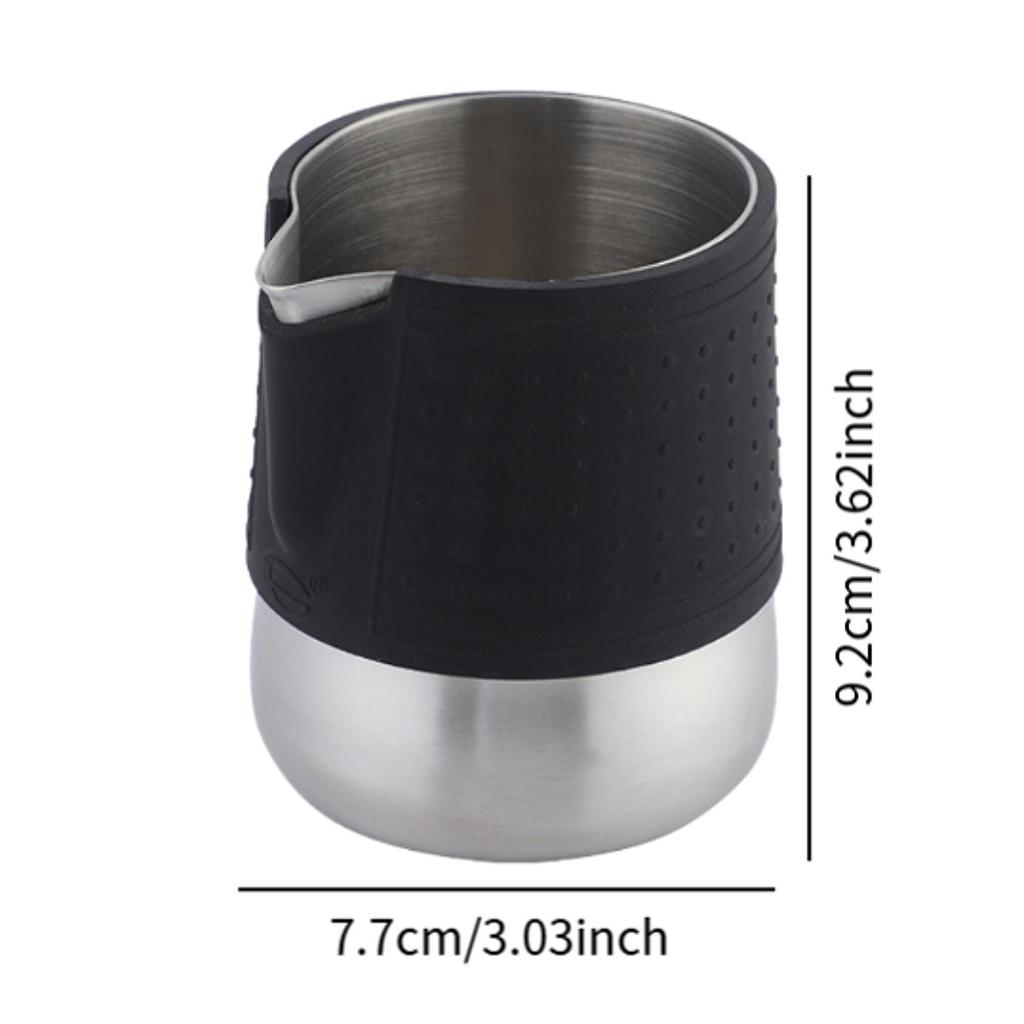 Milchkännchen, einfach zu bedienender Milchaufschäumkrug für Küchenrestaurants und Cafés