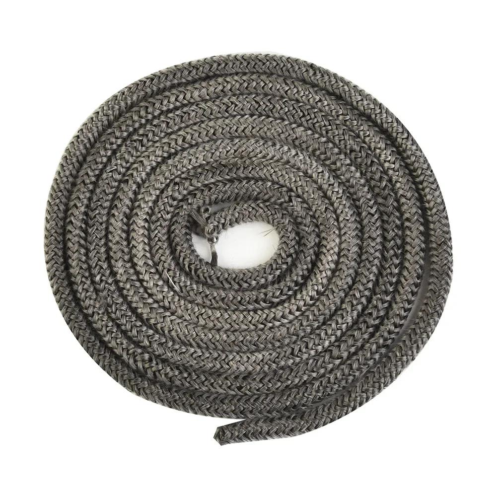 Herdfeuer Dichtungsseile Kamin Dichtungsseil 6/8mm 2M Für Holzofen Türdichtung Hochtemperatur Glasfaser Seildichtung