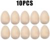 Realistic Wooden Easter Eggs DIY Graffiti Simulated Egg Handmade Holiday Decor Craft for Home Festival Design