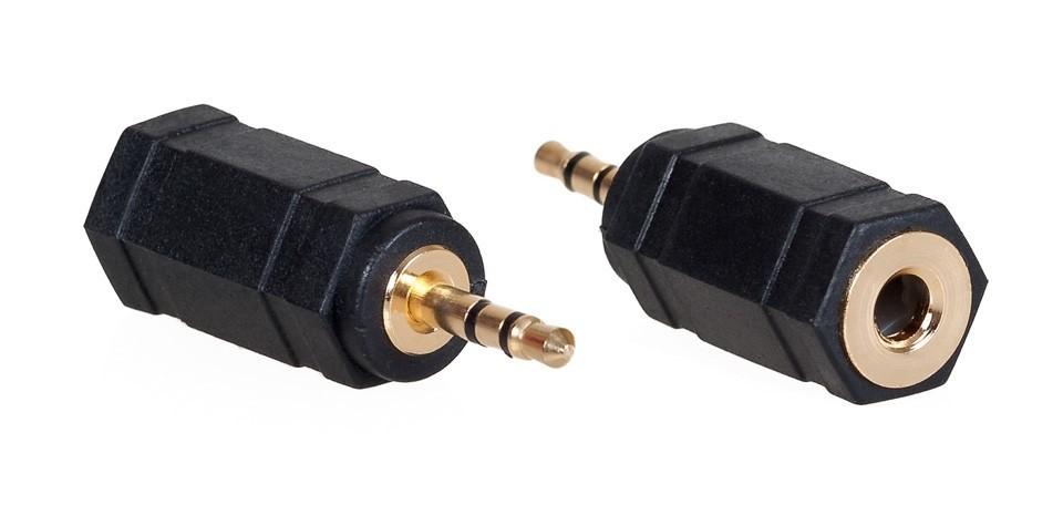 

Micro jack adapter 2.5 mm F / 3.5 mm M, Acoustique Quality чорний