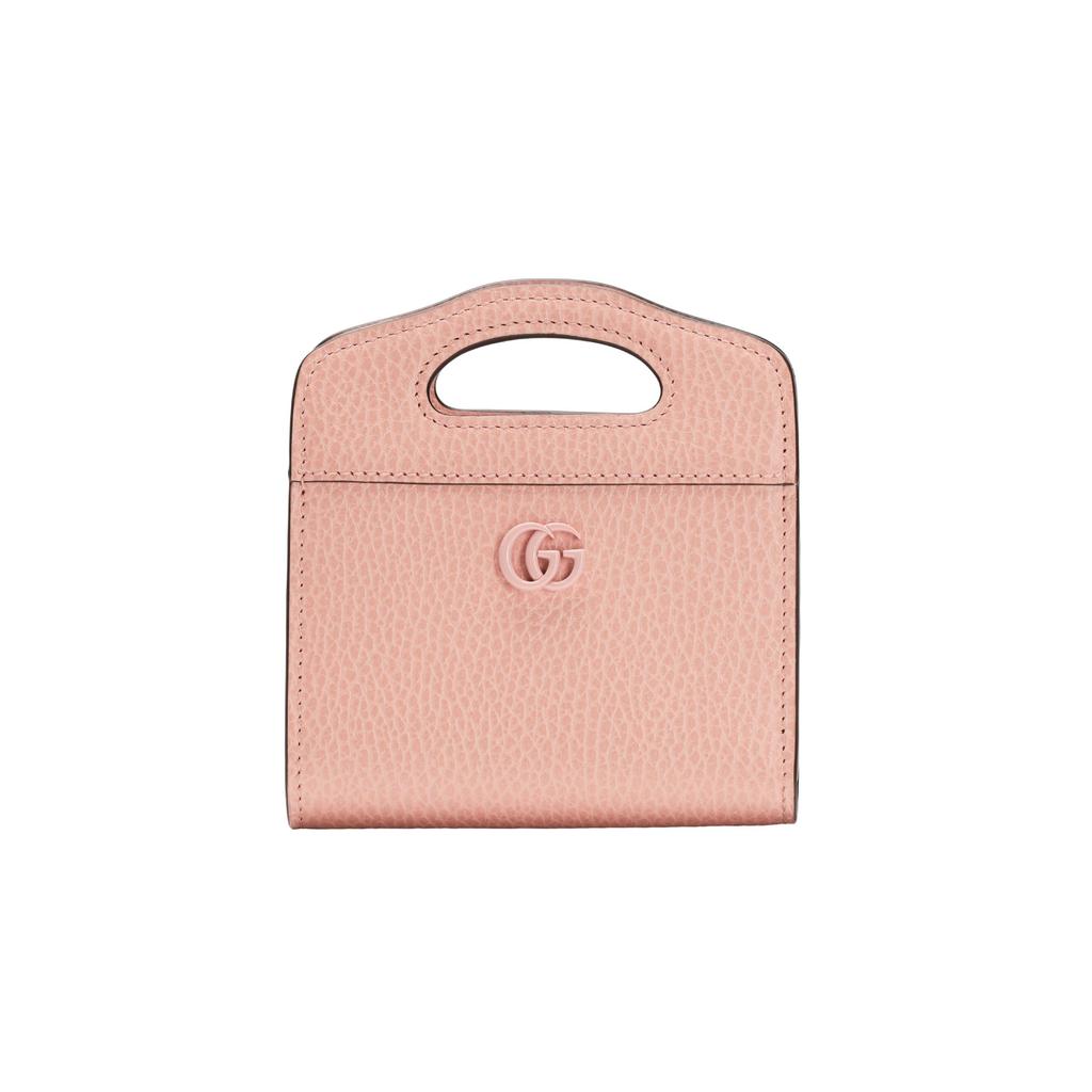 Gucci GG Mini Top Handle Chain Bag Pink Leather Daily Use 701074-17WFF-5909