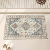 Vintage Patterned Carpet Entrance Bathroom Splicing Bohemian Non Slip Wear Resistant Mats Home Decoration